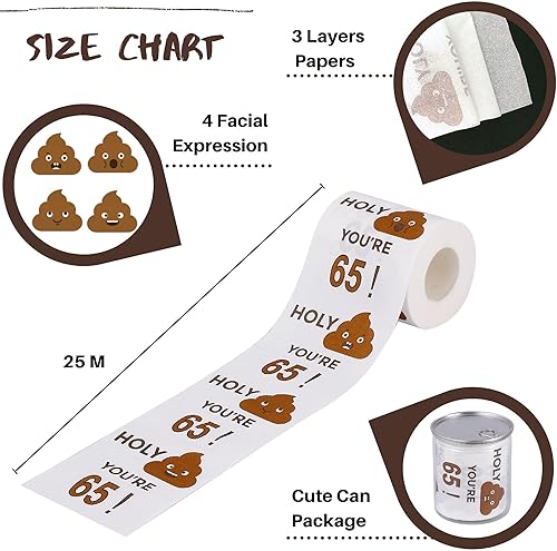 Miniatura 2 de Regalos de feliz cumpleaños para niños, hijos y niñas, rollo de papel higiénico divertido de 3 capas, regalo de cumpleaños, novedad para