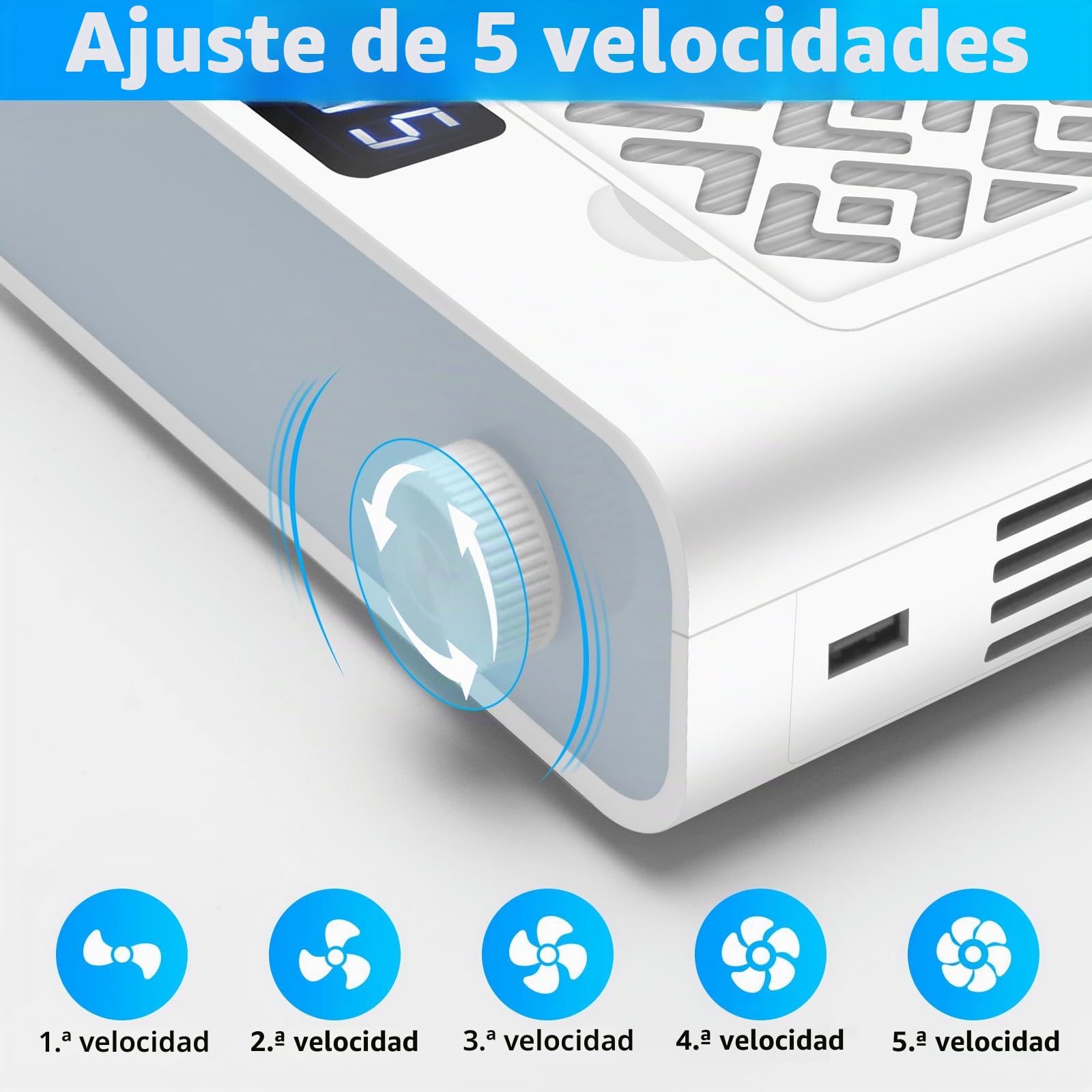 CGBE Extractor de Polvo de Uñas: 12000RPM Extractor de Polvo de Uñas con 2 Filtros Potente Extractor Profesional de Polvo de Uñas y Aspirador Doméstico.