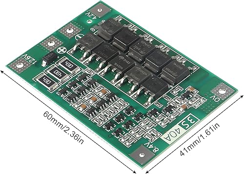 Miniatura 6 de Tablero de protección del PWB BMS de 3S 12V 40A para el módulo de la célula de batería de litio 18650 Li-ion