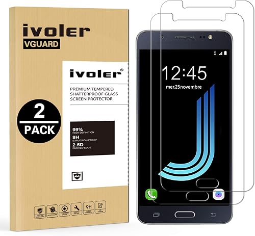 iVoler Pack  Vetro Temperato Compatibile con Samsung Galaxy 2016  Garanzia Vita   Pellicola Protettiva  Protezione per Schermo
