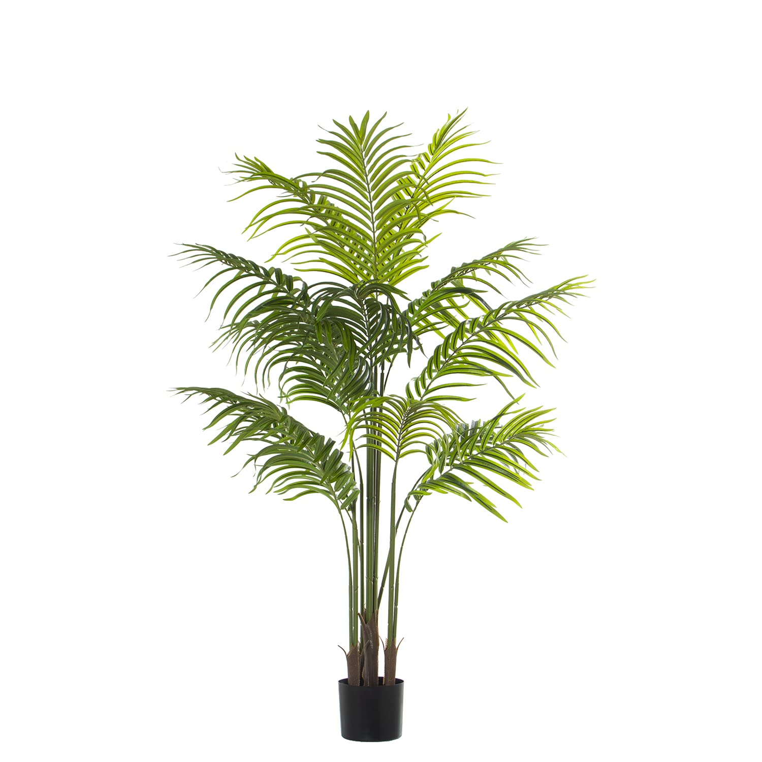 Palmier artificiel PU vert 150 cm pour pièce sombre sans soleil