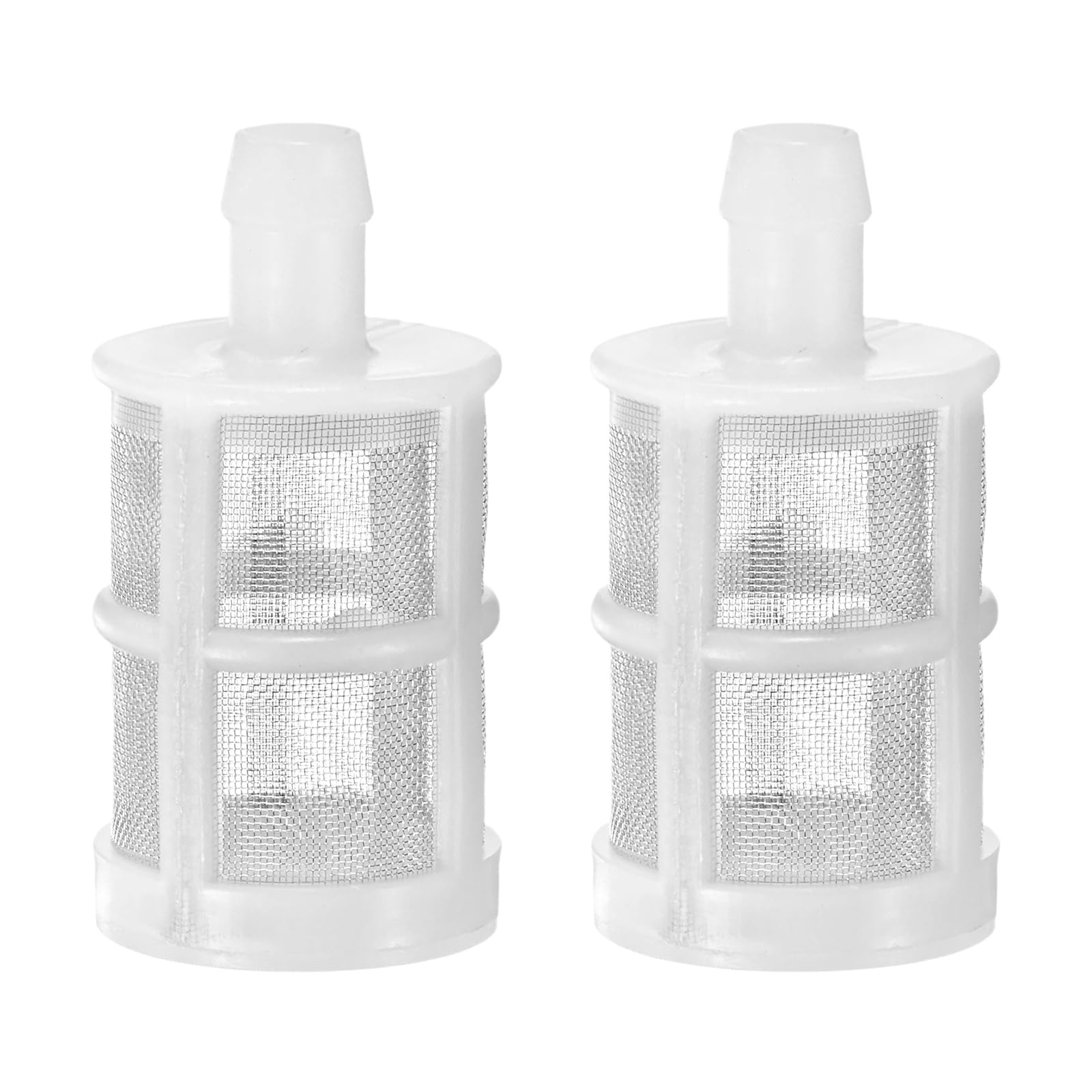 M METERXITY 2-Pack Household Hose Filters, 60 Mesh Stainless Steel Single-Layer Garden Hose Strainer with 3/8(10mm) Barb Connection for Sprayers/Car Washers/Oil Pumps, Spray Internal Filter