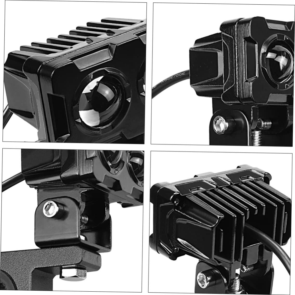 Faros LED Doble Luz Motocicletas y Coches Impermeables Reemplazo Duradero para Atv y Vehículos Off Road