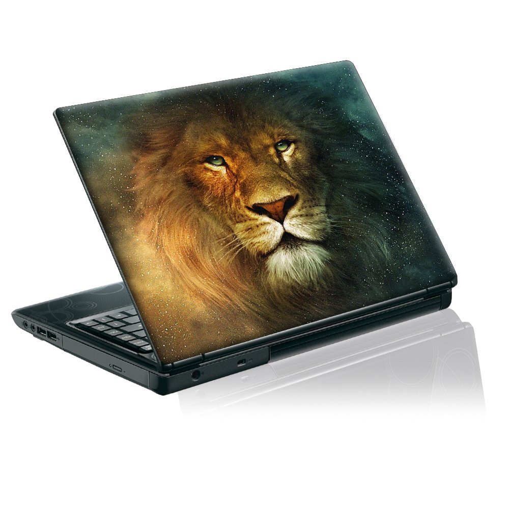 Elton Narnia Azlam The Lion Theme Laptop Skin Sticker Decal,13.3" 14" 15" 15.4" 15.6 inch Laptop Universal Vinyl Skin Sticker Cover Dustproof Waterproof Art Decal Protector with Free 2 Wrist Pad Skins (B06X9343KL) Amazon Price History, Amazon Price Tracker