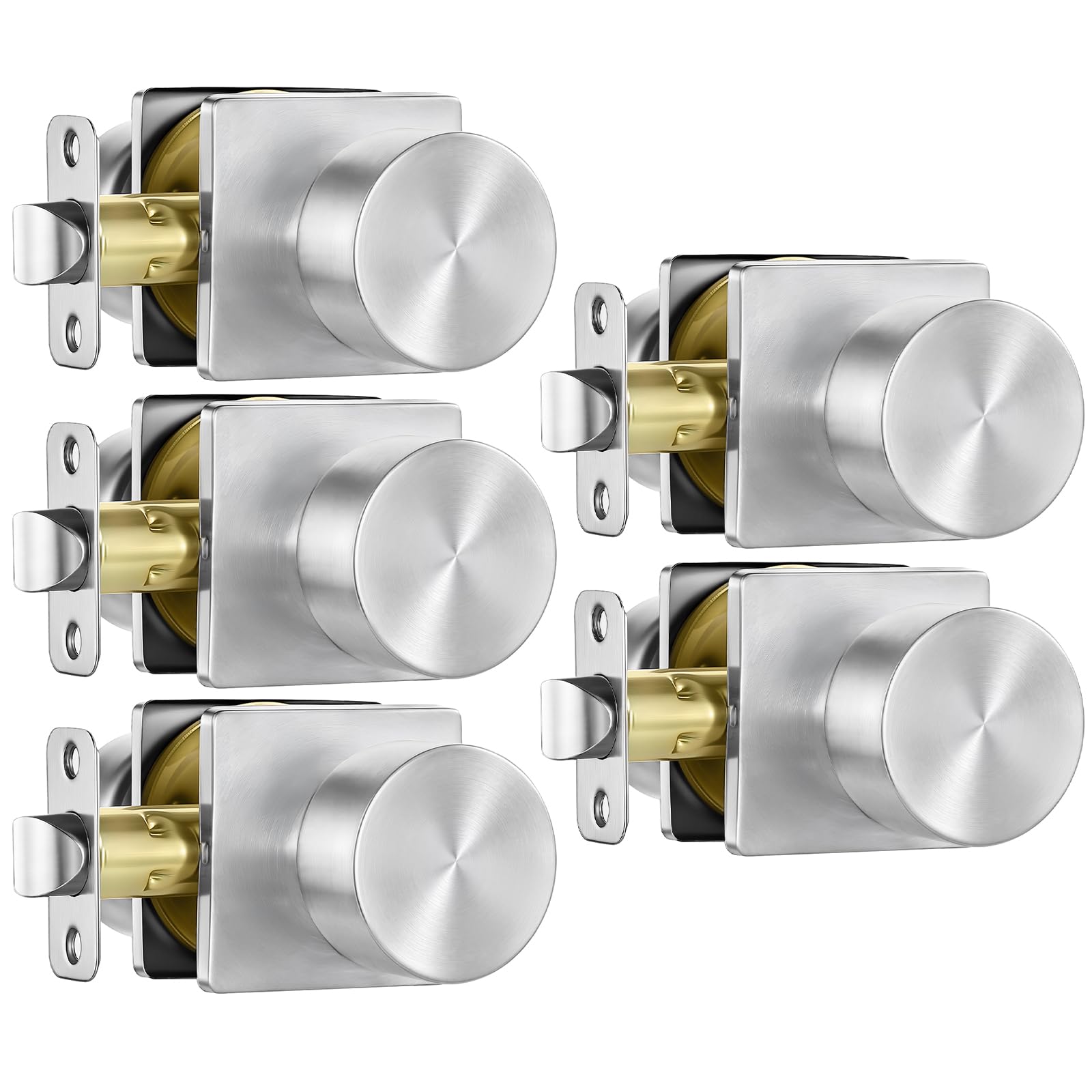 Black Privacy Door Knobs - 10 Pack -11 Black Privacy Door Knobs - 10 Pack -11