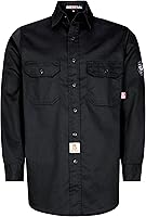 Vista 8 de BOCOMAL Camisas FR 6.25oz Camisas de soldadura ligeras resistentes al fuego Camiseta retardante de fuego para hombres