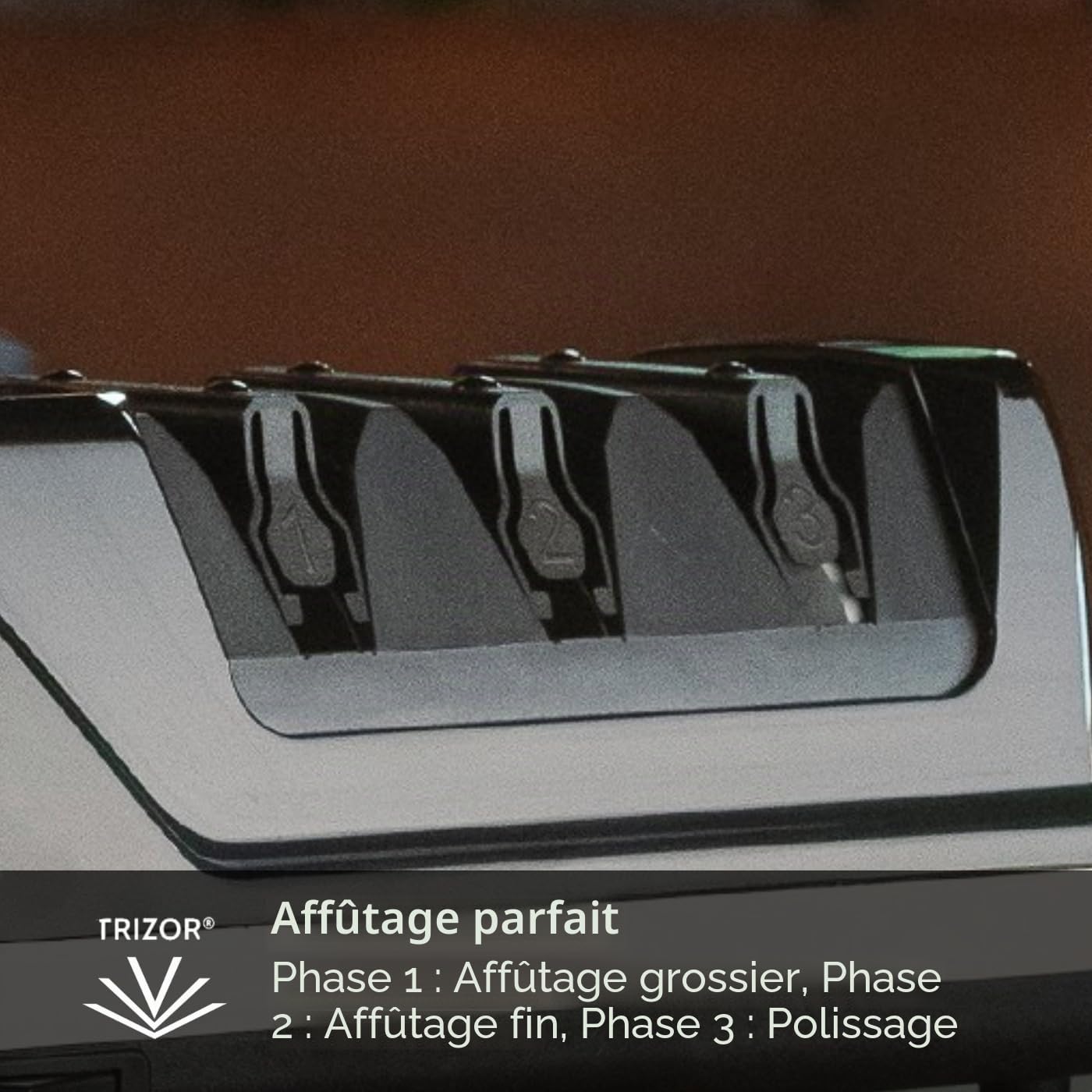 GRAEF CX125 – Aiguiseur électrique 3 phases, angle 15°, revêtement diamanté, pour couteaux de cuisine, chasse, pro et à lame crantée, résultats ultra-tranchants – Noir