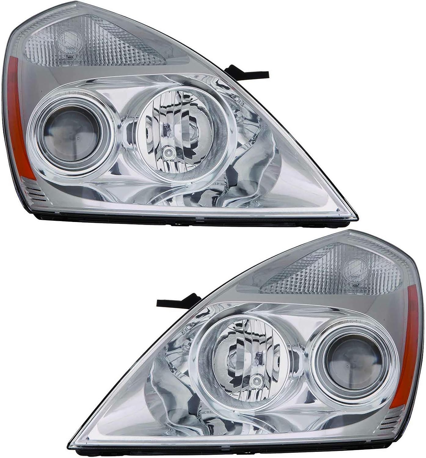 Gold Shrine For Kia Sedona Headlight 2007 Driver and Passenger Side Headlamp