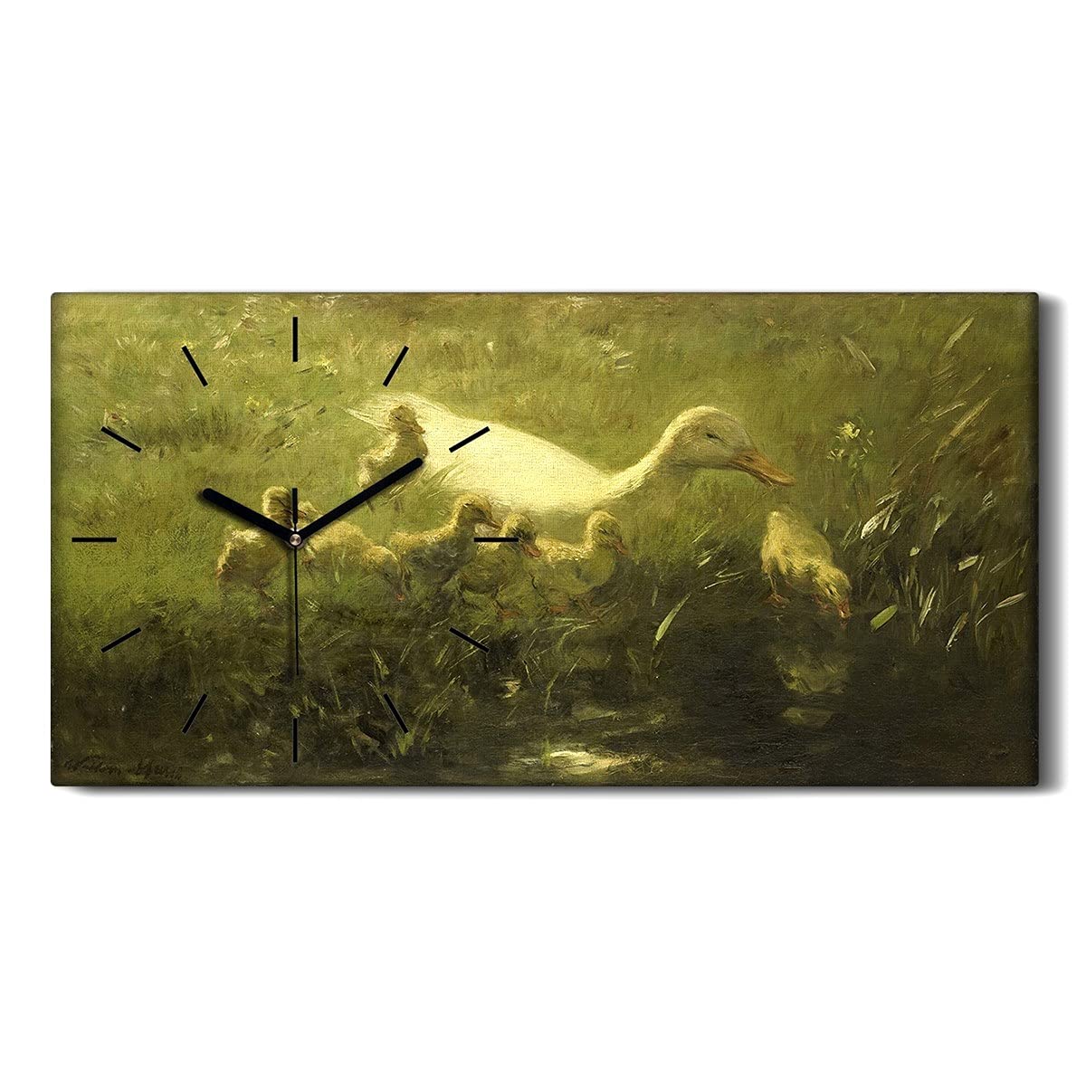 Horloge sur Toile Salon Décoration Image Art Mural Moderne