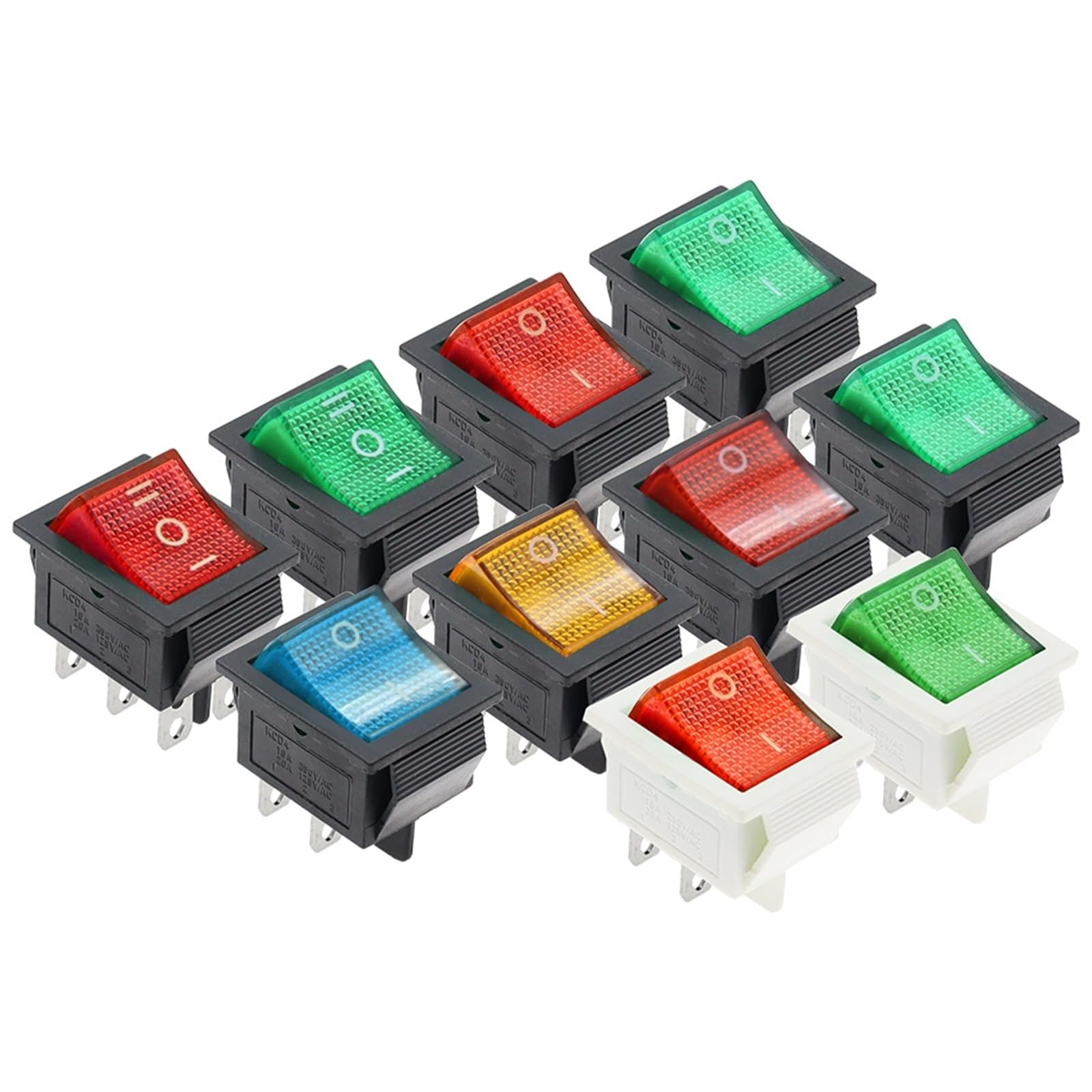 Interruptor basculante KCD4 para restaurar sistemas eléctricos de embarcaciones 8