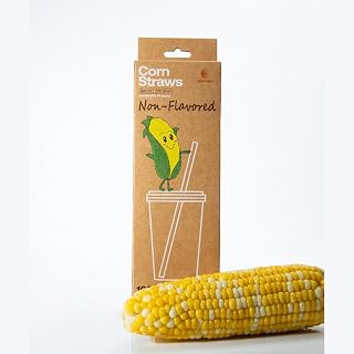 CORN NEXT Straws 7.75" - Non-Flavored - Retail 50QTY