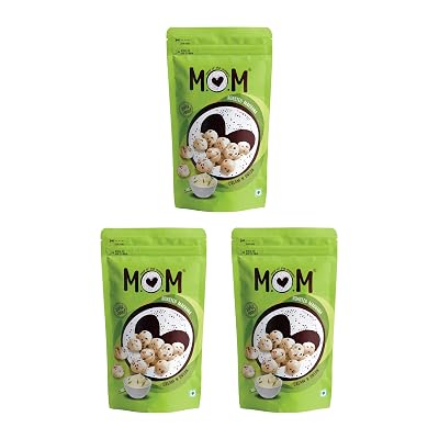 MOM - Meal of the Moment, Roasted Cream N Onion Makhana (Pack of 3), 52g Gluten Free | Anti Oxidants | MSG Free | Zero T