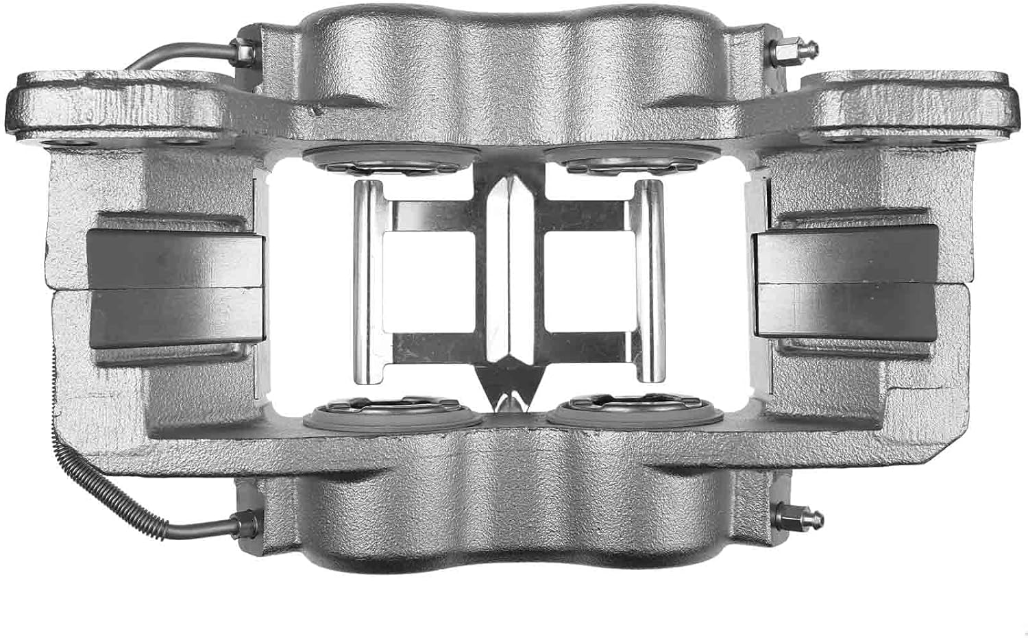 A-Premium Disc Brake Caliper Assembly Compatible with Select Chevy, Ford, GMC, Isuzu, Blue Bird and Hino Models - T6500,F650, F750, C4500/C5500/C6500/C7500 Kodiak, C4500/C5500/C6500/C7500 Topkick