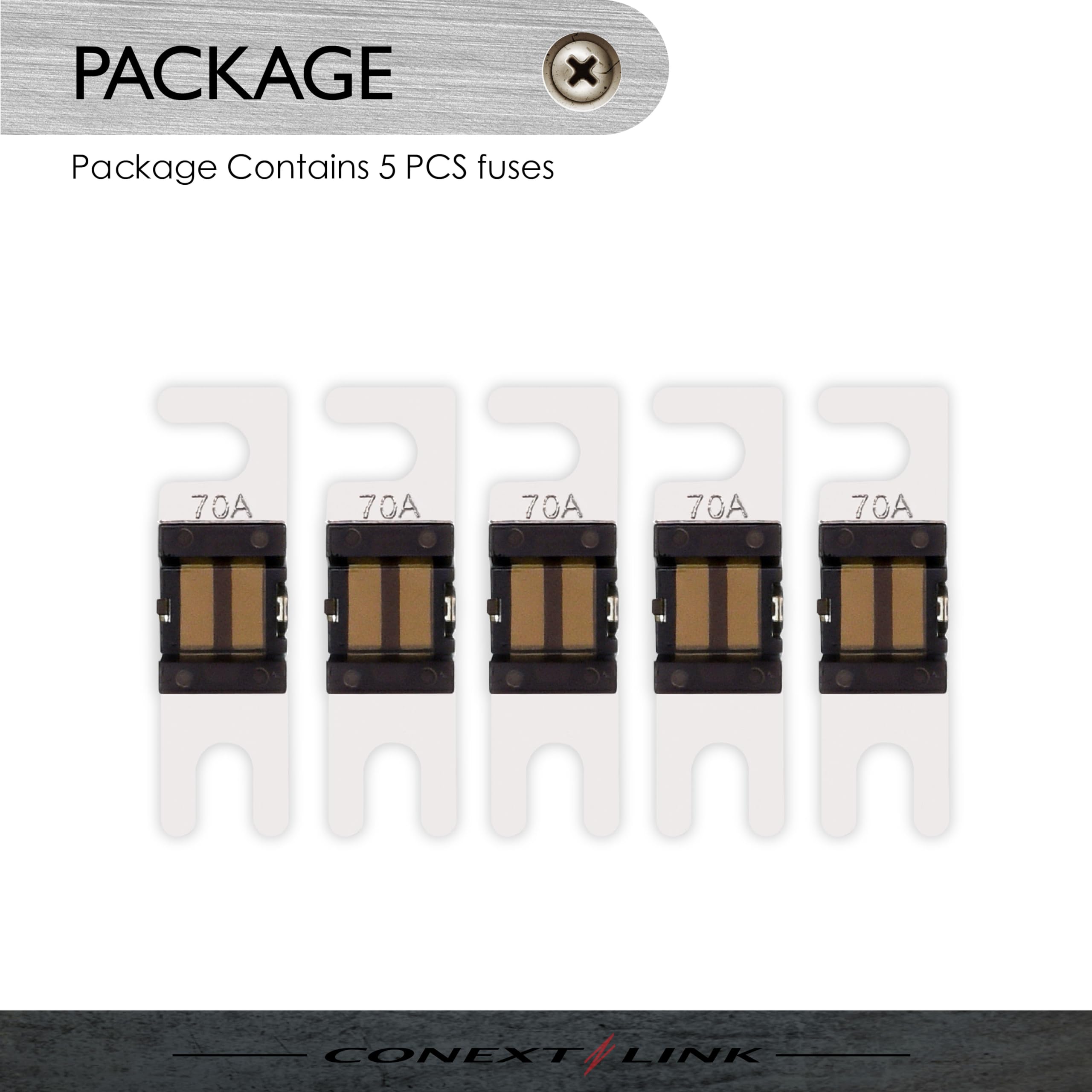 Conext Link AFS70-10 - Fusibile AFS, 70 A, confezione da 10