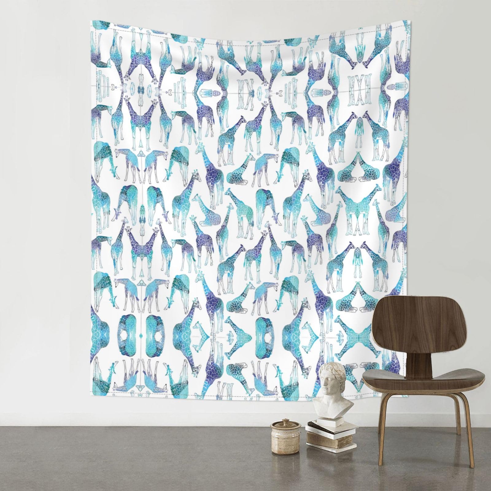YYHWHJDE Giraffe pattern Prints Wall Tapestry 60x51in - High-Grade Polyester Throw for Dorm Room Decor, Beach Blankets & Home Accent