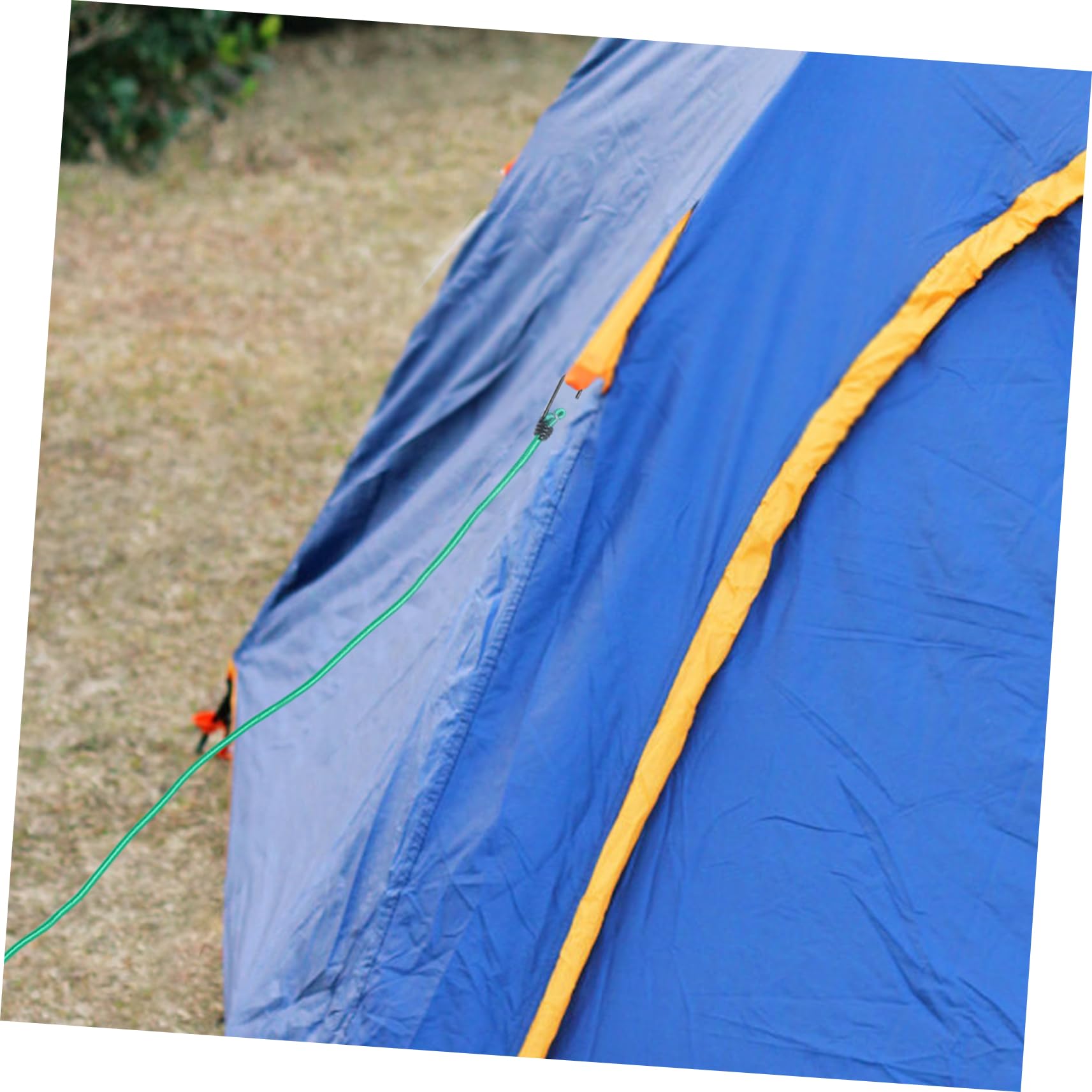 INOOMP 10pezzi Corda Elastica Multiuso per Esterni di Corda Elastica per Legare Borse da Campeggio con Ganci Fascia per Valigie e Tende