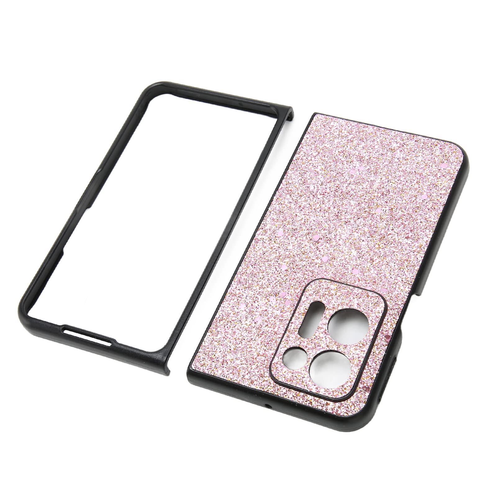 Cocoarm Crystal Custodia per Telefono per Find N2, 32g (Glitter rosa)