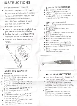 Stardrops - The Pink Stuff - The Miracle Scrubber Kit - 2 Tubs of The Miracle Cleaning Paste With Electric Scrubber Tool and 4 Cleaning Brush Heads, 6 Piece Set