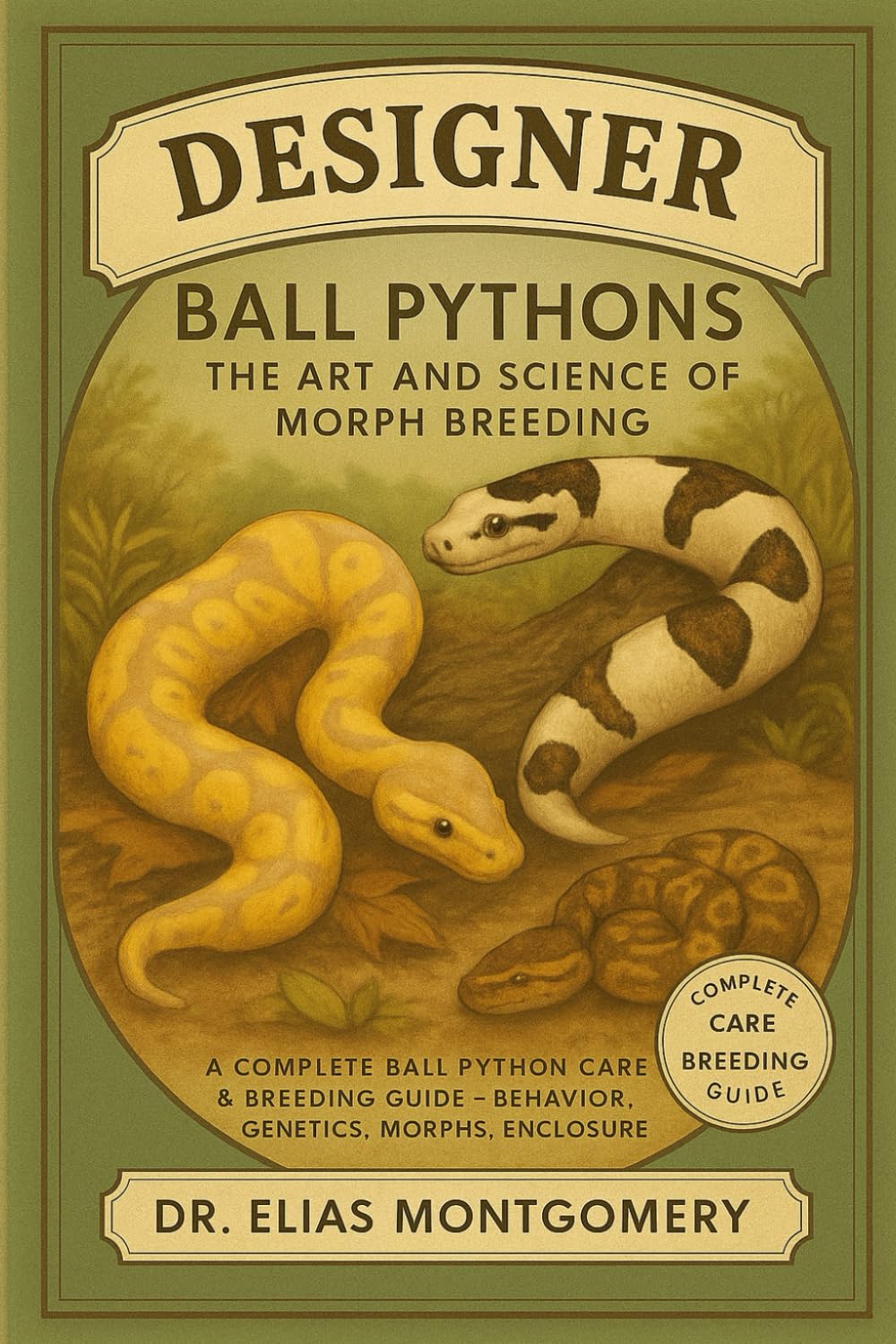 Designer Ball Pythons – The Art and Science of Morph Breeding: A Complete Ball Python Care & Breeding Guide – Behavior, Genetics, Morphs, Enclosure