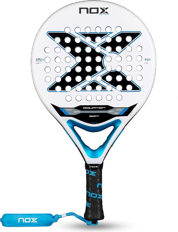 Pala de Pádel NOX Equation Soft 2026 | Núcleo de EVA HR3 Soft y Sistema Antivibración AVS | Efecto Exclusivo Doble Rugosidad y Smartstrap | Nivel de Juego Intermedio