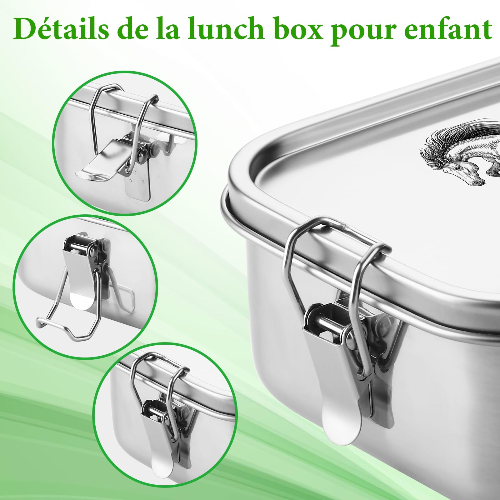 OXYEFEI Boîte à déjeuner pour enfant avec compartiments, boîte à déjeuner personnalisée en acier inoxydable pour enfants avec nom - Cadeau de rentrée des classes pour garçons et filles (pelleteuse 1