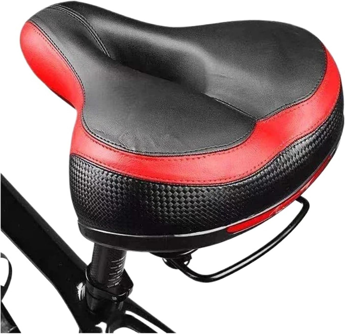 Bike Saddle Cushion with Reflective Strip Soft Silicone Pad for Mountain Bicycles & Cycling Accessories
