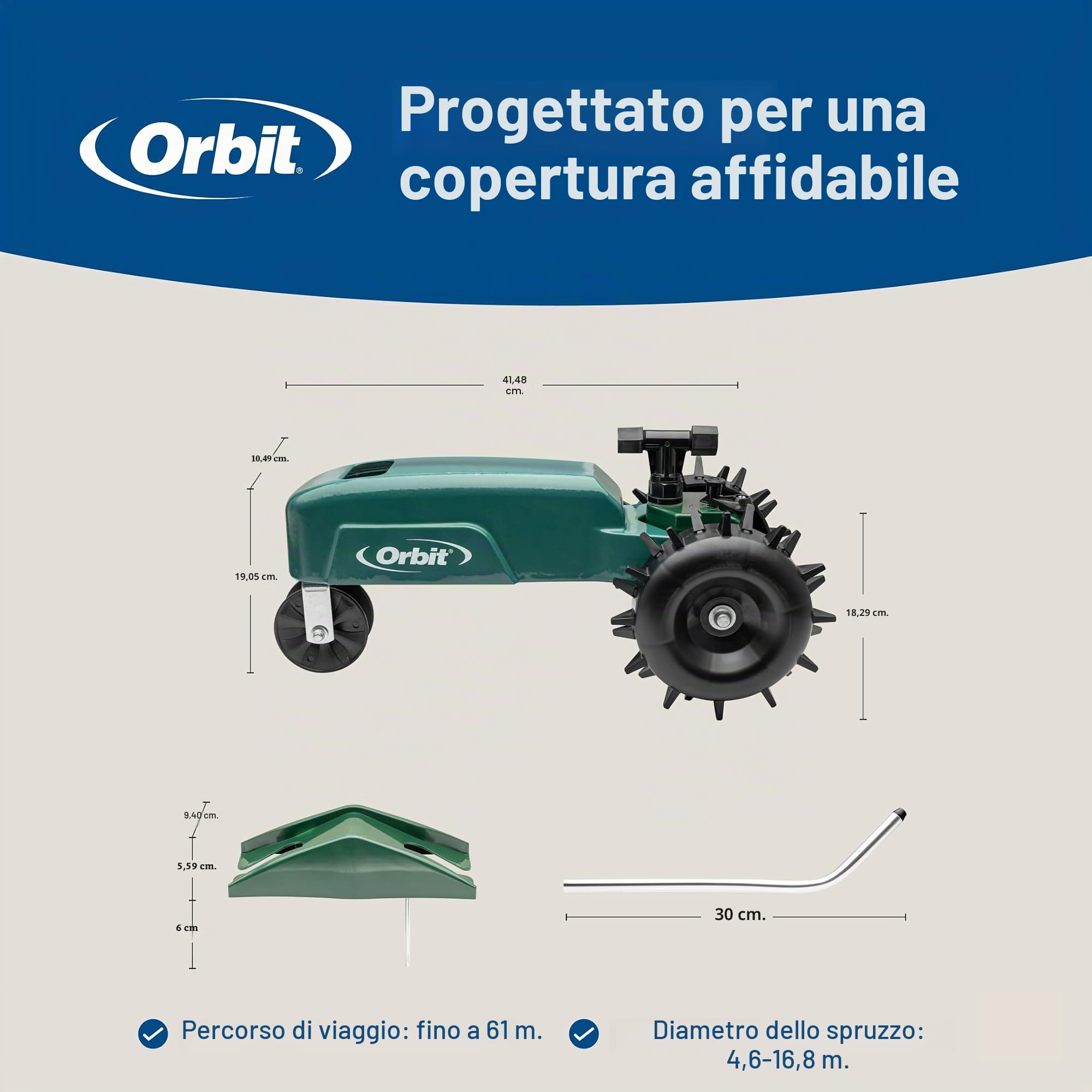 Orbit Traveling Sprinkler 58322
