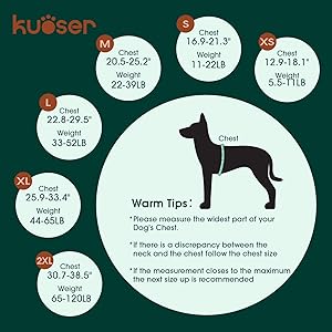 Kuoser Dog Life Jacket, High Flotation Dog Water Vest for Swimming Boating, Reflective Doggie Swimming Vest Pet Life Preserver with Rescue Handle, Blue S