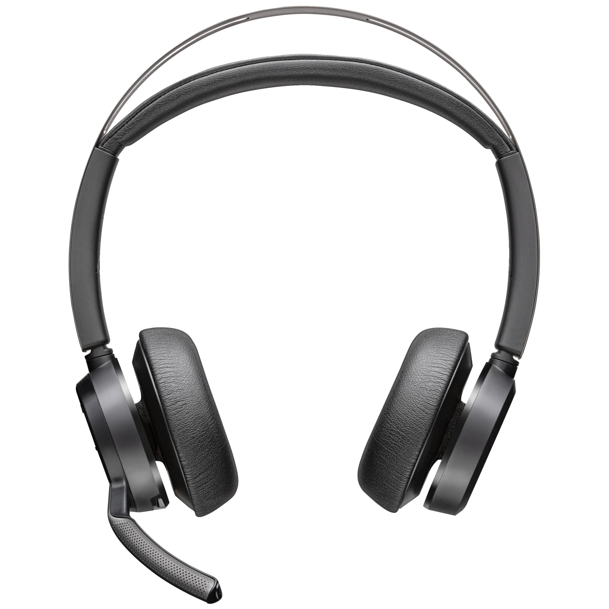 Plantronics Voyager Focus 2 ANC 美品 Poly – Fone de ouvido Voyager Focus 2 UC USB-C com suporte