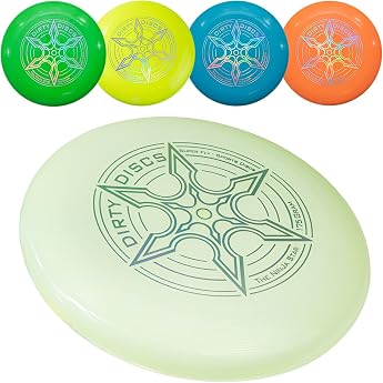 Indy - Dirty Disc 175 g Frisbee Professional Throwing Disc for Adults Children Sports Games and Outdoor Fun!