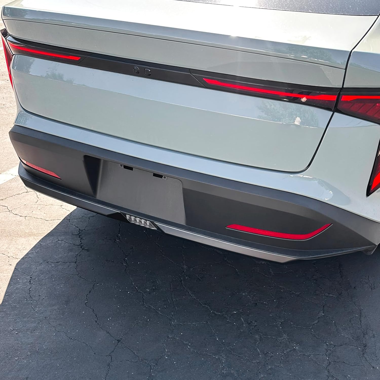 Car Rear Bumper Upper Lower Grille Cover Set,Bumper Grille Cover Compatible with Kia K4 2025-2026 Accessories (Matte Black Style)