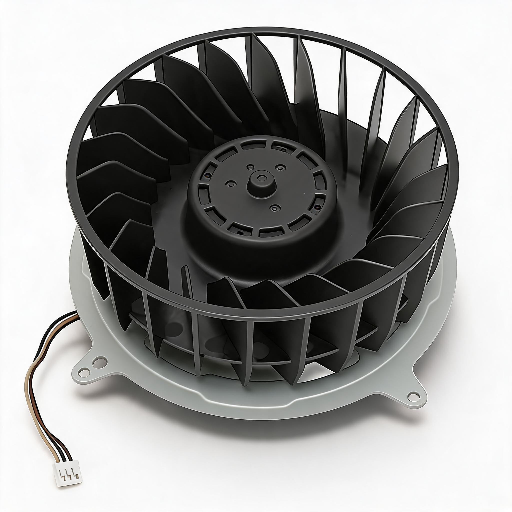 Ventilateur de Refroidissement Interne de Remplacement pour, KSB1212HGG4E 12V 2,15A, Ventilateur de Refroidissement Universel à 23 Pales pour Consoles