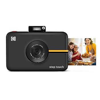 Kodak Step Touch Instant Camera With 3.5 Inch LCD Touchscreen Display Black