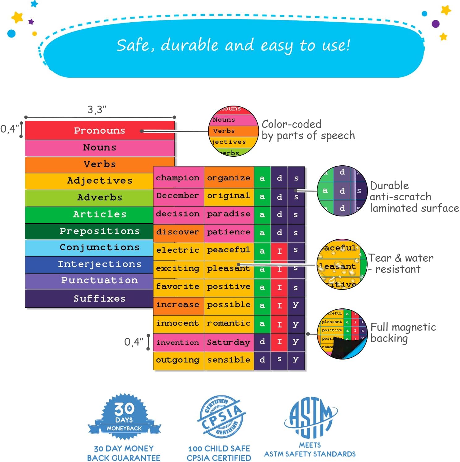 1138 PCS Colorful & Complete Poetry Magnets Kit, Word Magnet for Fridge, Poem Magnet, Magnetic Words for Fridge, Sentence Building, Poetry Tiles Magnets, Create Poems, Conversations - Simply Magic - Image 4