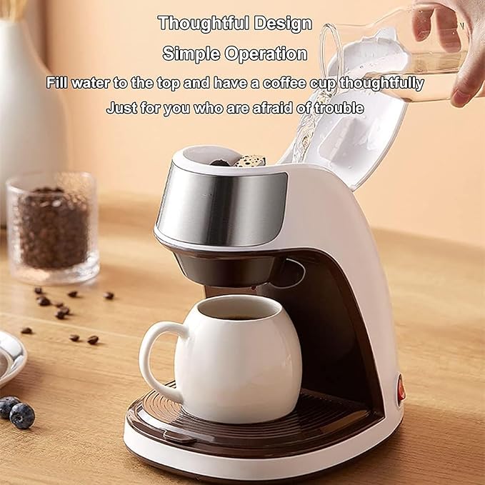 Cafetera Goteo Semiautomática 300ml con Taza Cerámica y Antisecado miniatura 4