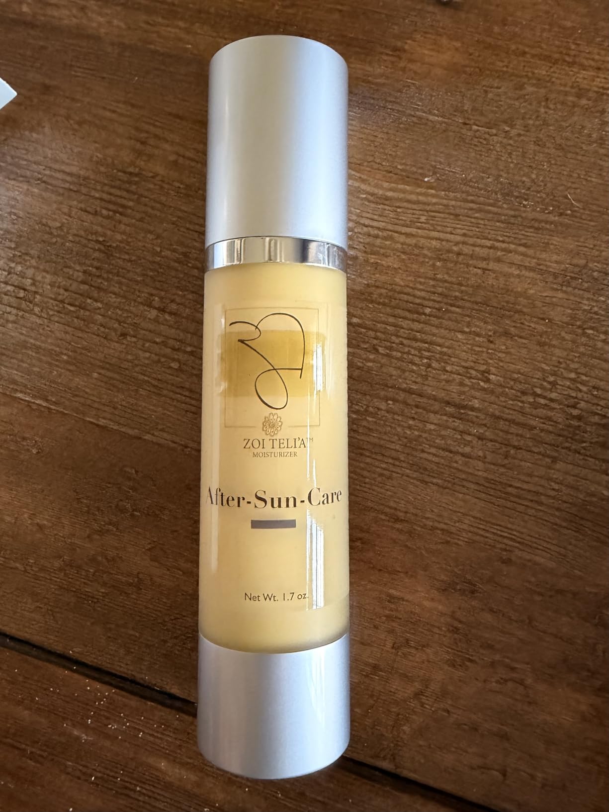 Zoi Teli'a Zoi Teli’a After Sun Care Moisturizer with Coffee Berry Polyphenols, Ashwagandha & Green Tea Extract -Fast Absorbing Daily Moisturizing Summer Skincare Cream for Face and Body - Beige - 1.7 oz