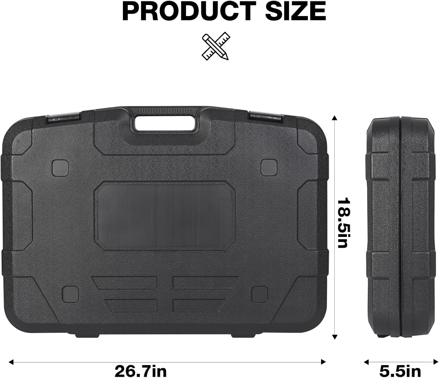 Case for Starlink Gen3, for Starlink Case, Solid Outer Shell and Precision-cut Foam Lining, Perfect Protection for Starlink Kit, Suitable for Outdoor Activities and Travel
