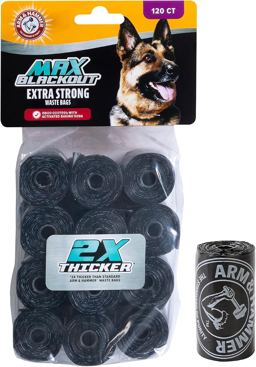 Max Blackout Dog Waste Bags 120 CT