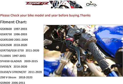 Miniatura 6 de Manetas de freno y embrague, ajustables, cortas, mecanizado CNC, Azul