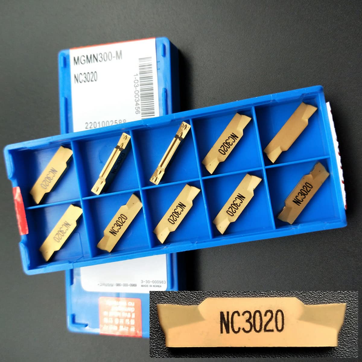 RANRAO NC3020 MGMN300-M Herramienta de corte de torno CNC de 3 mm inserto de carburo