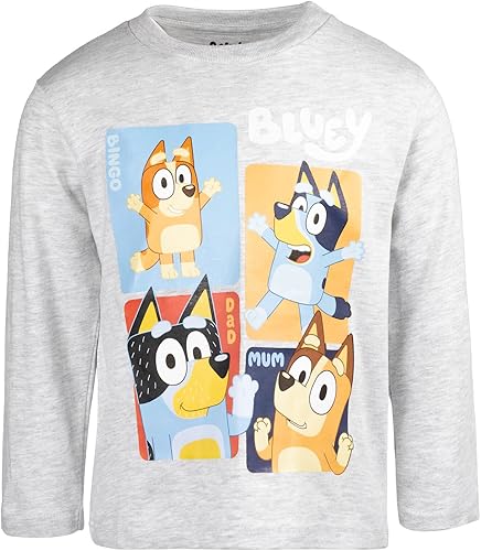 Miniatura 4 de Bluey Paquete de 2 camisetas de Bingo Dad Mom para niños pequeños