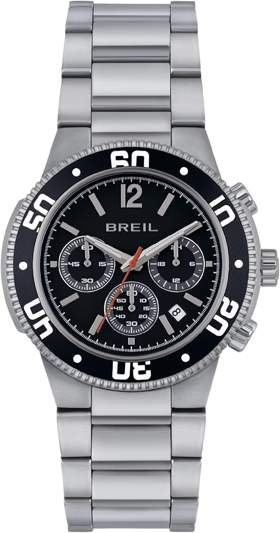 Orologio Uomo Locman NUOVO MARE 0555K07S-BKGYLISA Cronografo al Quarzo