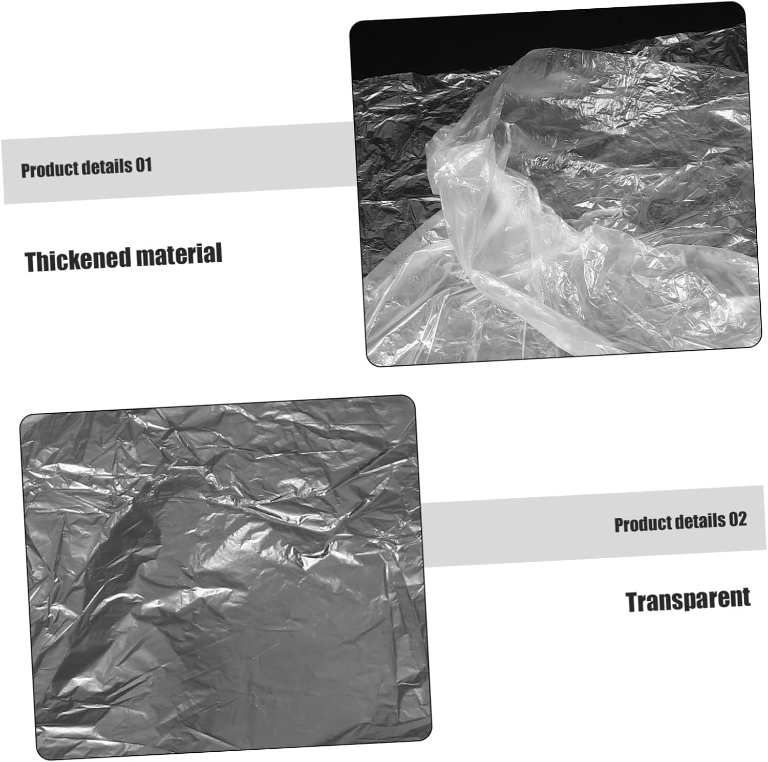 50pcs Disposable Sauna Blanket Liners Thick Sauna Insert Bags for Home and Salon Use Inner Film for Infrared Sessions