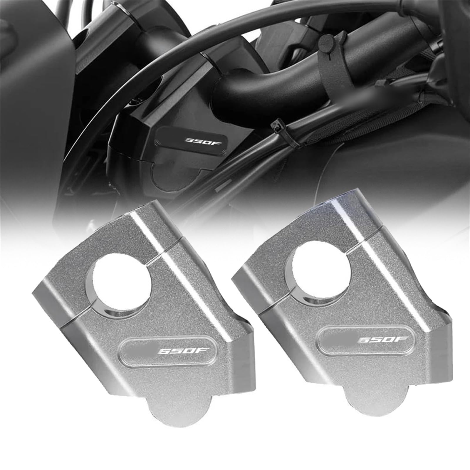Guidon Riser pour CB650F 2018-2023 rehausseur de poignée moto noire