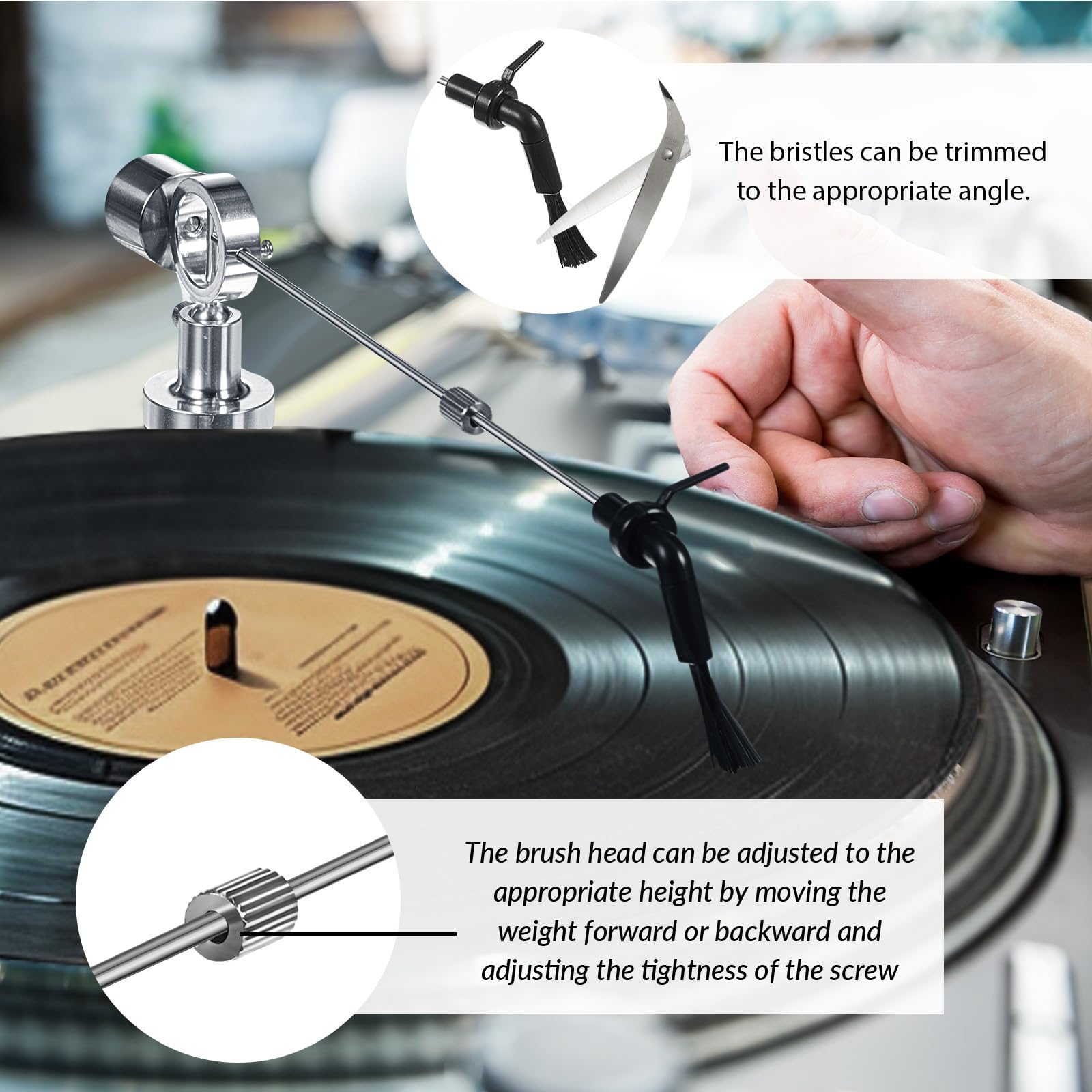 Philmore 静電気防止カーボンファイバー製LPレコードクリーニングブラシ Pfanstiehl LP Deluxe rdzdsi3 Amazon.co.jp: Tellegloww ビニールレコードクリーニングアーム 静電気