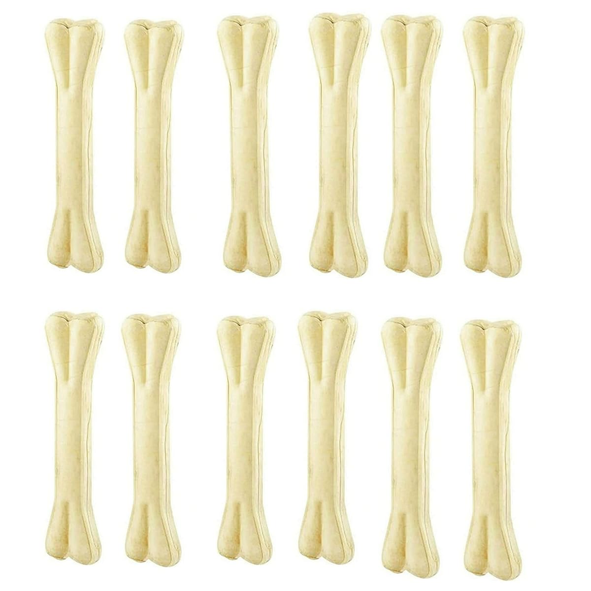 MS Pet House Dog Chew Bones Rawhide Pressed Bone Calcium Treat 5 Inches 1