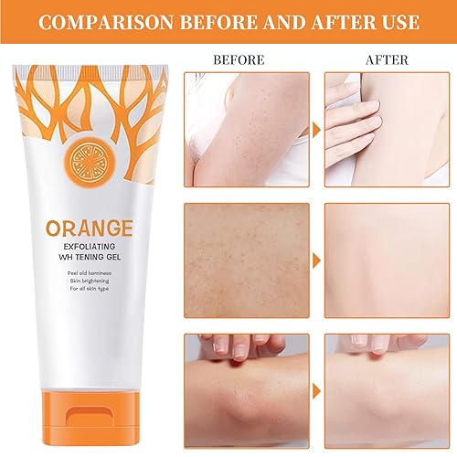Miniatura 4 de Orange Exfoliating Scrub,Face Body Skin Orange Exfoliate Scrub Cream,Natural Orange Peeling Face Scrub,Deep Cleansing Moisturizing Facial Exfoliator