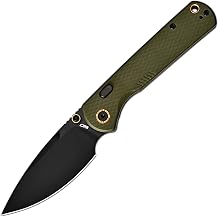 CJRB Latitude EDC Knife, 3.47 AR-RPM9 Steel Blade, Top Liner Lock, Green