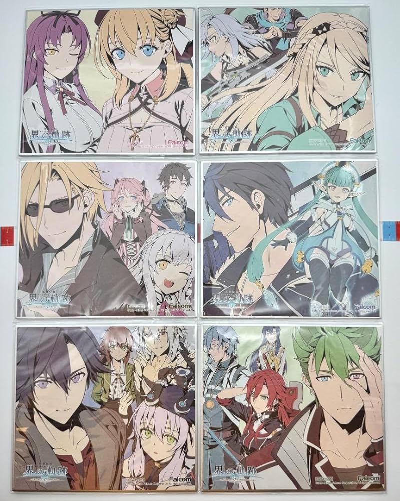 英雄伝説 界の軌跡 イラスト ミニ色紙 全6種セット WEB抽選会 Amazon.co.jp: 英雄伝説 界の軌跡 イラスト ミニ色紙 全6種