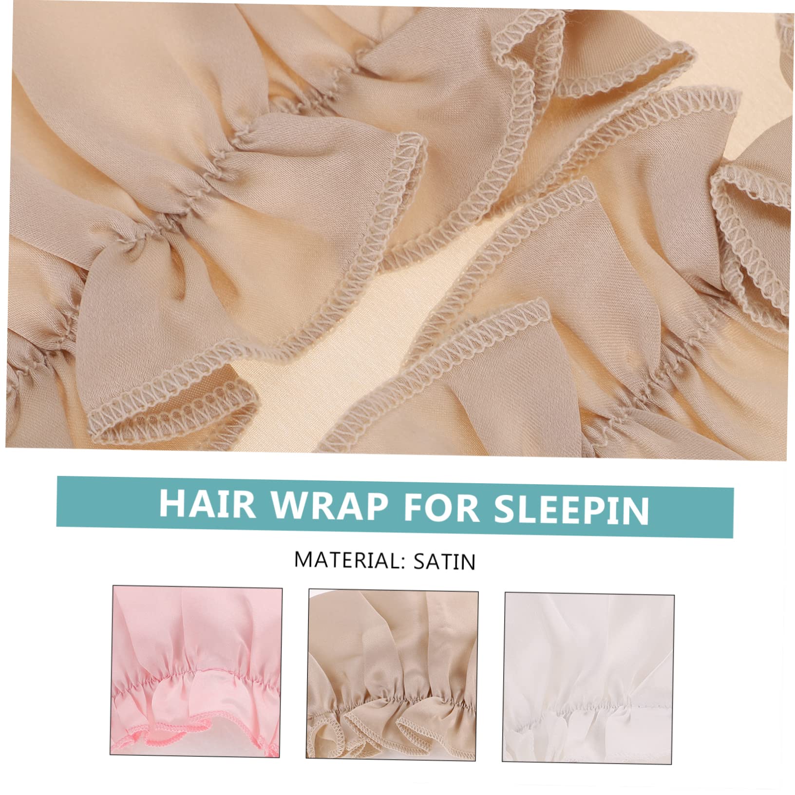 minkissy 6 szt. jedwabny satynowy turban czapki jedwabna czapka nocna japońska bandana czapka czapka wypadanie włosów czepek jedwab czepek do włosów czepek do włosów owijka do włosów do spania opaska